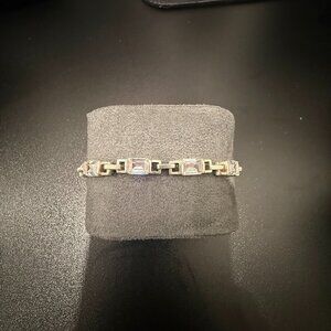 Hatton Labs Silver & White Uncuffed Bracelet